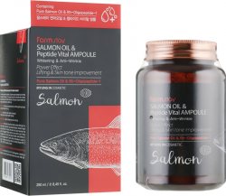Ампульная сыворотка с лососевым маслом и пептидами (Salmon Oil & Peptide Vital Ampoule), FarmStay