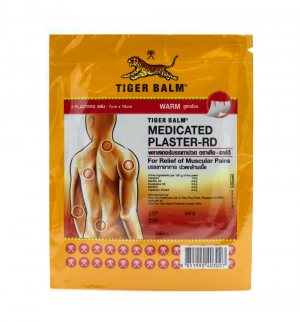 Тигровый согревающий красный пластырь (Tiger Balm Medicated Plaster-RD), Tiger Balm