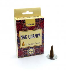 Благовония конусы Наг Чампа (Nag Champa Incense Cones), Tulasi