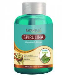 Спирулина с Морингой (Spirulina capsules with moringa), Patanjali