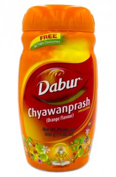 Чаванпраш со вкусом апельсина (Chyawanprash Orange Flavour), Dabur