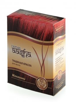 Травяная краска для волос Aasha Herbals, Махагони