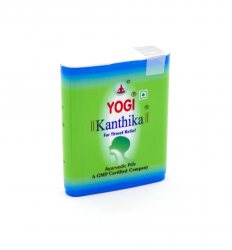 Сосательные таблетки от боли в горле Кантика (Kanthika For Throat Relief), Yogi