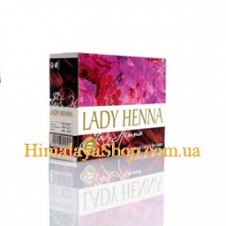 Краска для волос на основе хны Lady Henna, Бургунд