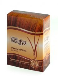 Травяная краска для волос AASHA Herbals, Золотисто-коричневая