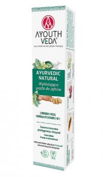 Аюрведическая натуральная отбеливающая зубная паста (Ayurvedic Natural Whitening Toothpaste), Ayouth Veda
