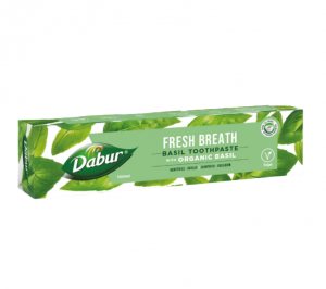 Освежающая зубная паста с органическим базиликом (Fresh Breath Toothpaste with Organic Basil), Dabur