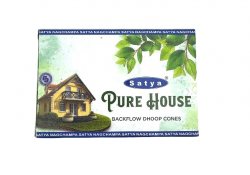 Стелющиеся дымные конусы Чистый Дом премиум (Pure House Backflow Dhoop Cones), Satya
