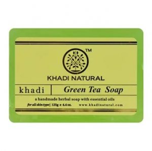 Аюрведическое мыло ручной работы Зеленый Чай (Green Tea soap), Khadi
