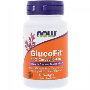 Контроль сахара (GlucoFit), Now Foods