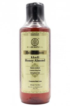 Шампунь травяной Мед и миндальное масло (Honey and almond oil), Khadi