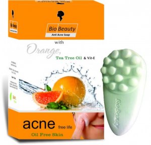 Мыло антиакне для жирной кожи Orange, Tea Tree Oil & Vit.E, Bio Beauty