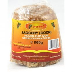 Натуральный пальмовый сахар (Jaggery (Goor) Natural Plain Sugar), Elefant