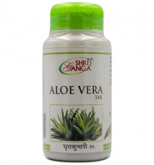 Алоэ вера в таблетках (Aloe Vera tablets), Shri Ganga