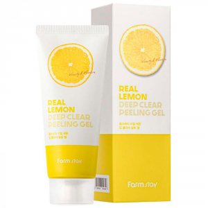Глубоко очищающий пилинг-гель для лица (Real Lemon Deep Clear Peeling Gel), Farmstay
