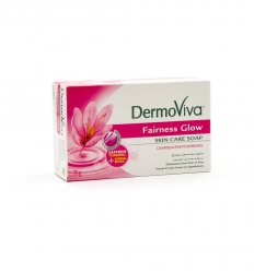 Осветляющее мыло с шафраном и куркумой (DermoViva Fairness Glow Skin Care Soap), Dabur