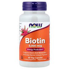 Биотин (Biotin), Now Foods