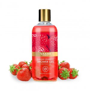 Гель для душа с экстрактом красных ягод  (Blushing strawbarry Shower Gel), Vaadi