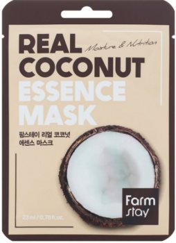 Тканевая маска для лица с экстрактом кокоса (Real Coconut Essence Mask), Farmstay