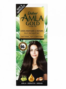 Масло для волос с хной и миндалем, Dabur Amla