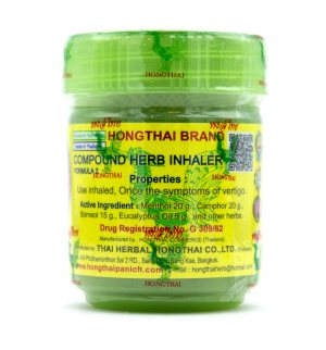 Тайский традиционный ингалятор на травах и маслах (Compound Herb Inhaler), Hongthai Brand