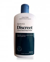 Крем для восстановления темного цвета волос и уменьшения седины (Discreet Colour Restoring Cream), Restoria