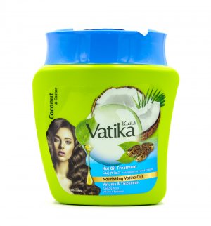 Маска для волос с кокосом Обьёмные и густые волосы (Volume & thickness Vatika), Dabur