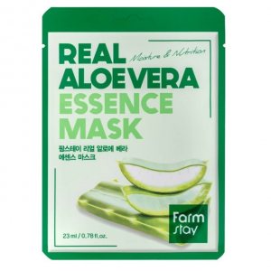 Увлажняющая тканевая маска для лица с экстрактом Алоэ Вера (Real Aloe Vera Essence Mask), Farmstay