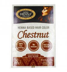 Краска для волос Каштан (Henna Based Hair Colour Chestnut), Indian Henna Salon