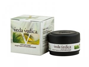 Защитный и успокаивающий крем для лица, Veda Vedica