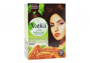Краска для волос на основе хны Vatika Натуральная коричневая, Dabur