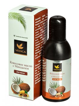 Масло кокосовое с миндалем для тела, Veda Vedica