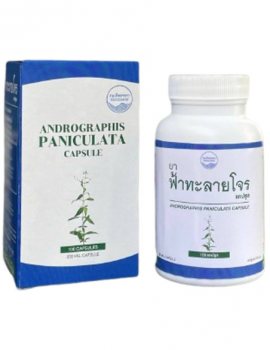 Тайские капсулы от простуды Андрографис (Fah Talai Jone)