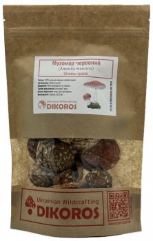 Сушеные шляпки красного мухомора, Dikoros