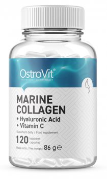Морской коллаген с гиалуроновой кислотой и витамином С (Collagen Marine with Hyaluronic Acid and Vitamin C), OstroVit
