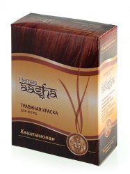 Травяная краска для волос Aasha Herbals, Каштановая