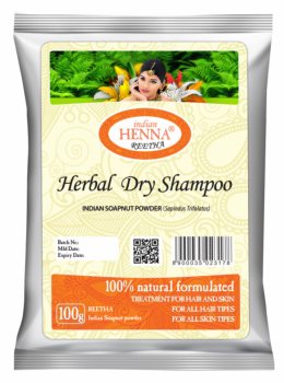 Травяной сухой шампунь (Herbal dry shampoo) Indian Henna