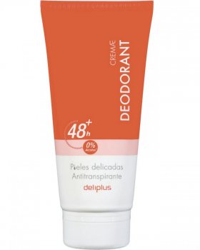 Дезодорант 0% спирта для чувствительной кожи (Deodorant 0% alc for delicate skin), Deliplus