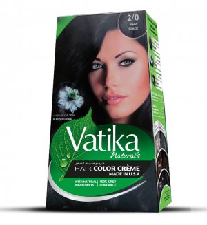 Крем-краска для волос с черным тмином Vatika Naturals, Черный