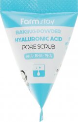 Скраб для лица с содой и гиалуроновой кислотой (Hyaluronic Acid Baking Powder Pore Scrub), Farmstay