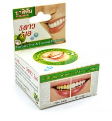 Тайская травяная зубная паста с Кокосом (Herbal Clove & Coconut Toothpaste), 5 Star Cosmetic