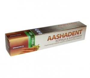 Зубная паста Корица и Кардамон (AASHADENT), Aasha Herbals