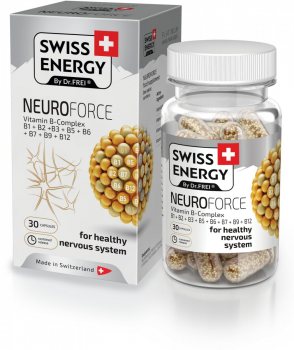 "Нейрофорс" Витамин В-комплекс (Neuroforce Vitamin B-Complex), Swiss Energy