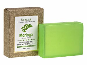 Натуральное мыло ручной работы Моринга Moringa, Synaa