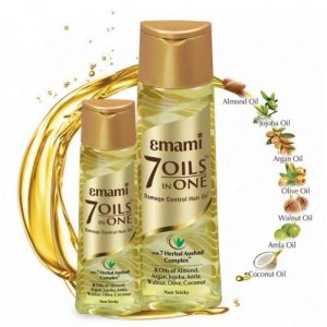 Масло для волос "7 масел"  (7 oils in one non sticky hair oil), emami