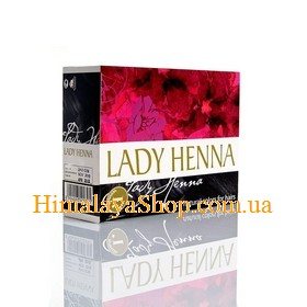 Краска для волос на основе хны Lady Henna, Черная