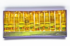 Ароматические масла 12 ароматов  ( Natural Perfume Oils, Gift Box ), OM EXPO