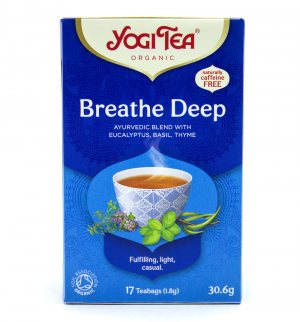 Аюрведический йога чай Глубокое Дыхание (Breathe Deep), Yogi tea