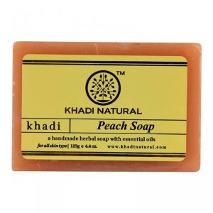 Аюрведическое мыло ручной работы Персик (Peach soap), Khadi