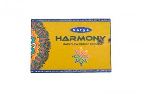 Стелющиеся дымные конусы Гармония премиум (Harmony Backflow Dhoop Cones), Satya